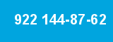922 144-87-62 922 144-87-62